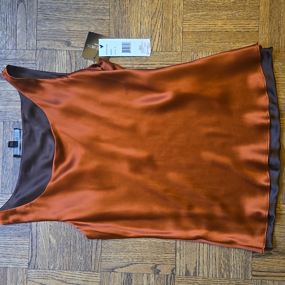 Lafayette 148 reversible silk tank 6 NWT